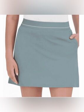 Soybu Women's Skort Green - Elastic Waistband